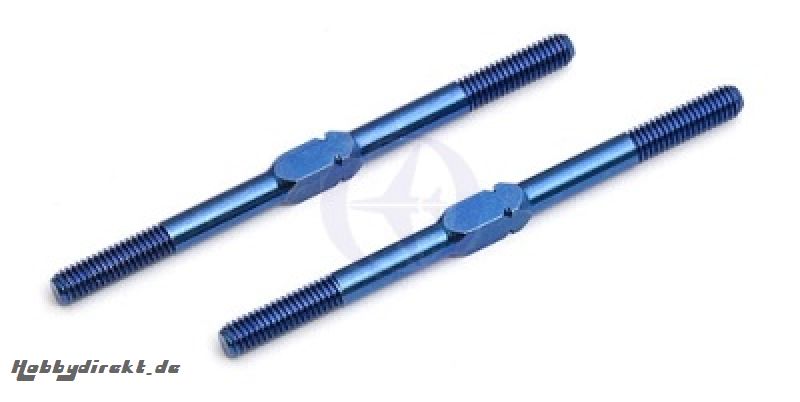 R/L Spurstange, Titan, M3x48mm (1.875), Blau (2) Thunder Tiger 0301405