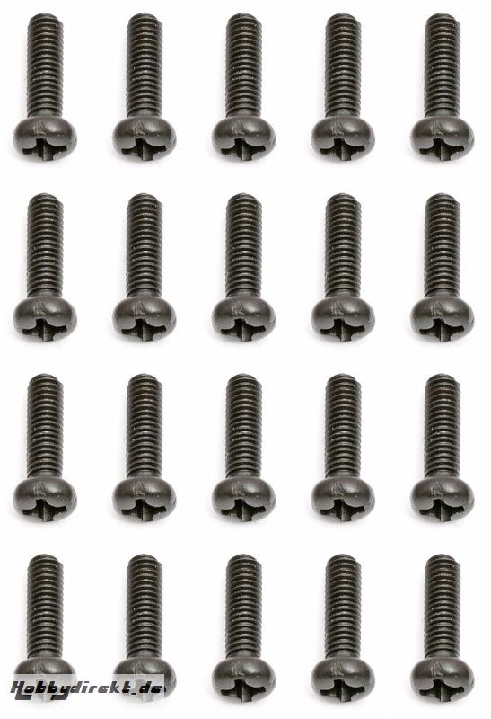 M3 x 10mm Button Head Phillips Screw, MGT/Rival Thunder Tiger 03025181