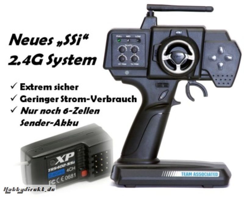 Fernsteuerungs-System, 2.4G, 2-Kanal XP2-SSi Thunder Tiger 03029