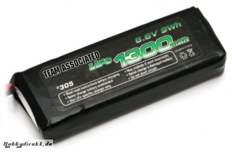 TEAM ASSOCIATED LiFe 6,6V 1300mAh Empfänger-Akku Thunder Tiger 030305