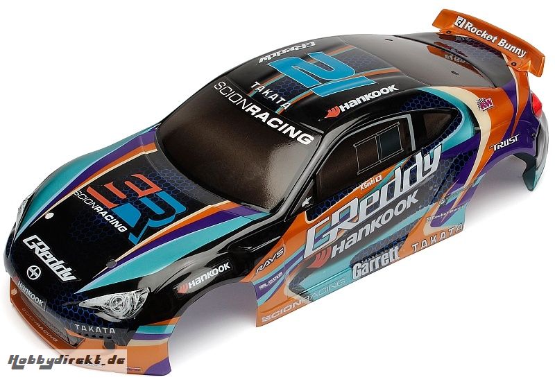 Karosserie Tourenwagen 1:10 Scion Racing FR-S, Lexan Thunder Tiger 03031462