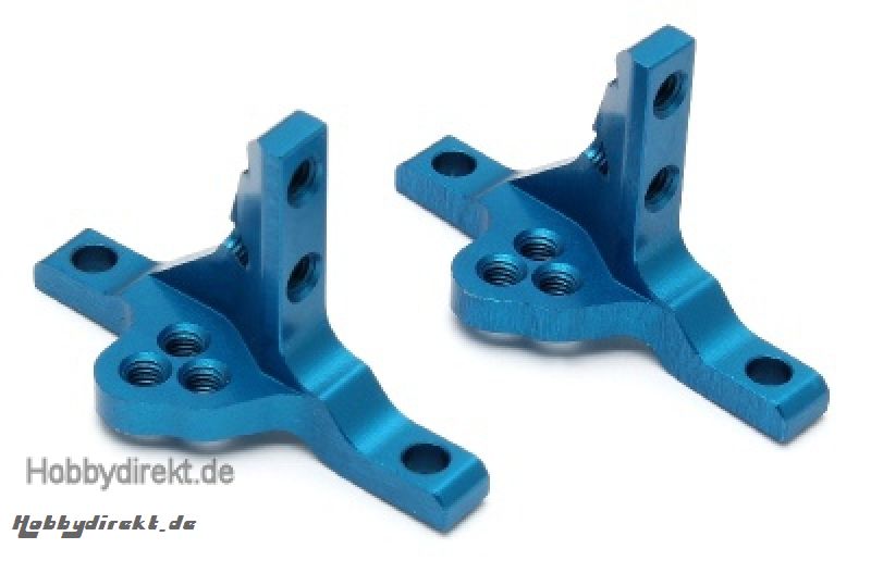 TC6.2 BULKHEAD Oberteill (A), Alu CNC, Blau (2) Thunder Tiger 03031613