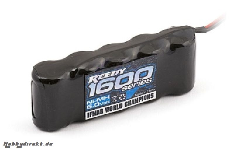 TEAM ASSOCIATED Flat Pack NiMH Akku 6,0V 1600mAh Thunder Tiger 030613