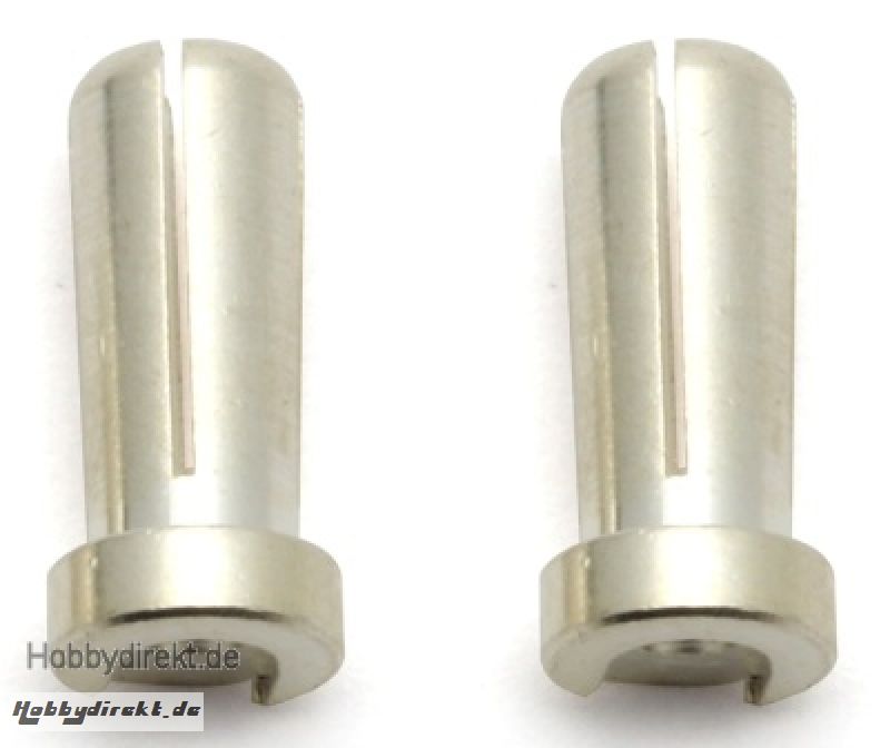 SILBER-Kontakt-Stecker Low-Profile BULLET 5mm (2) Thunder Tiger 030645