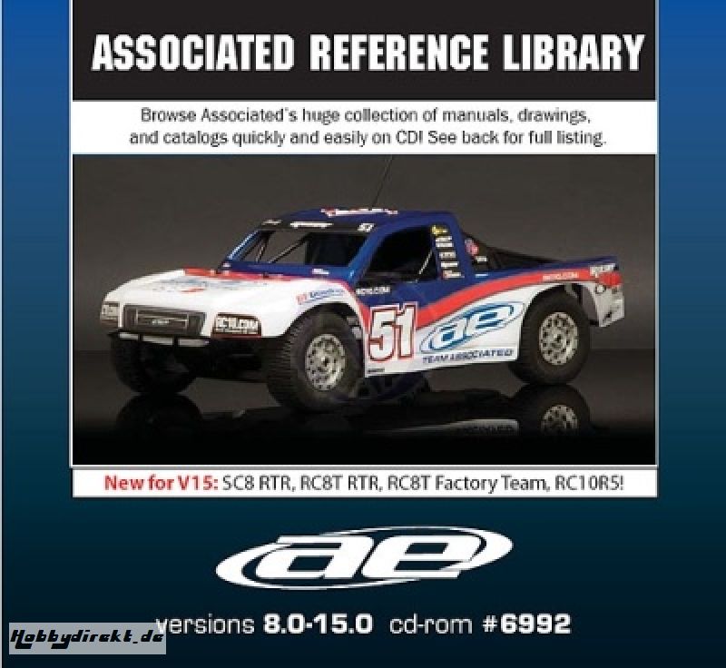 Team Associated Daten CD Thunder Tiger 0306992