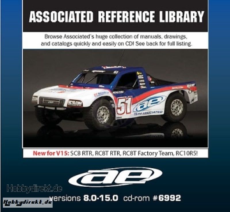 Team Associated Daten CD 2010 Thunder Tiger 0306993