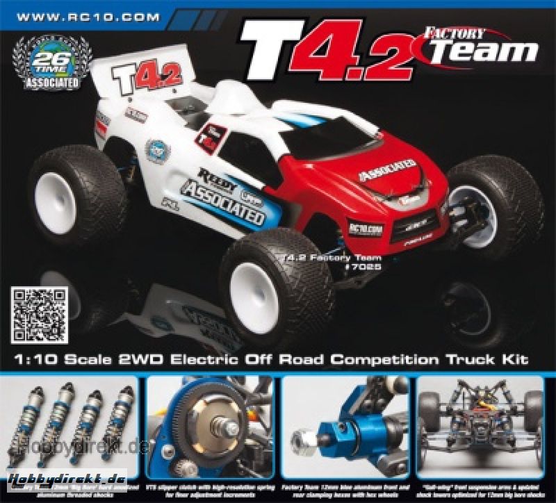 TEAM ASSOCIATED T4.2 Elektro-2WD Truck Voll-Tuning Kit Thunder T