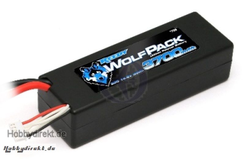 TEAM ASSOCIATED LiPo 14,8V Hardcase 3700mAh 35C WolfPack Thunder