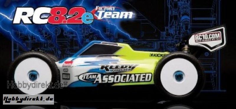 TEAM ASSOCIATED RC8.2e FT Kit + BLC150 Brushless COMBO Thunder T