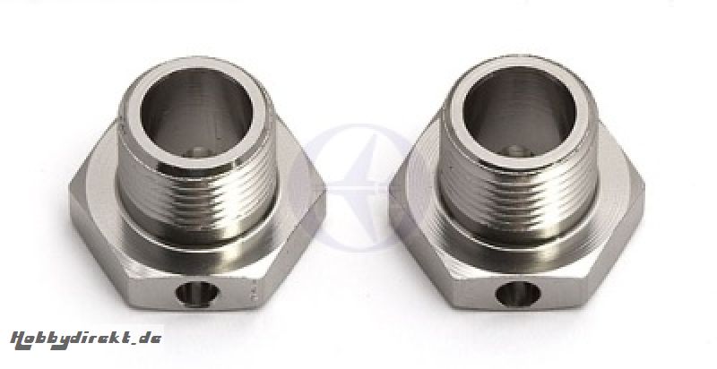 Felgen-Mitnehmer 17mm, Alu, 8mm innen, SILBER (2) Thunder Tiger 03089251