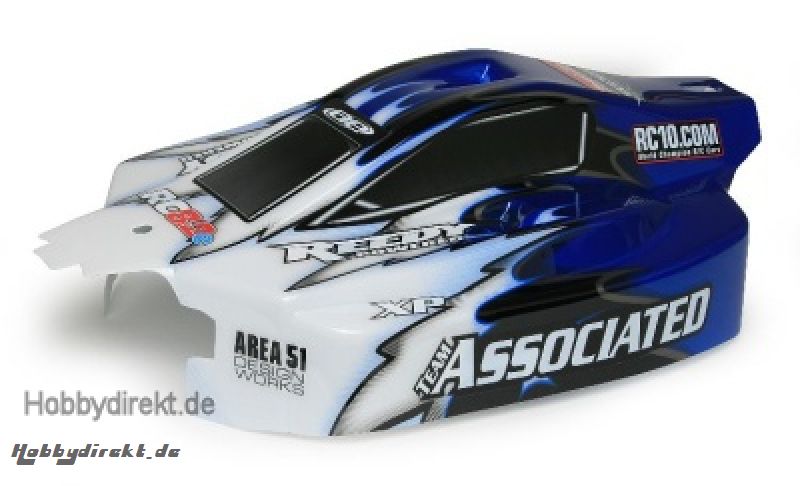 RC8.2eRS Karosserie, Blau Team Style komplett fertig Thunder Tiger 03089590