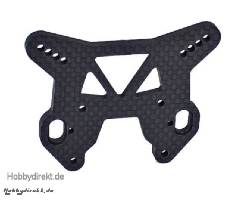 PSM Dämpfer-Brücke Vorne 5mm, Kohlefaser CNC - RC8.2 (1) Thunder Tiger 032PS01511