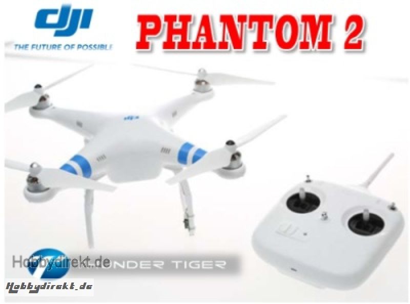 DJI PHANTOM 2 QuadroCopter RTF 2.4G mit GPS & NAZA-M V2 Thunder Tiger 0361002