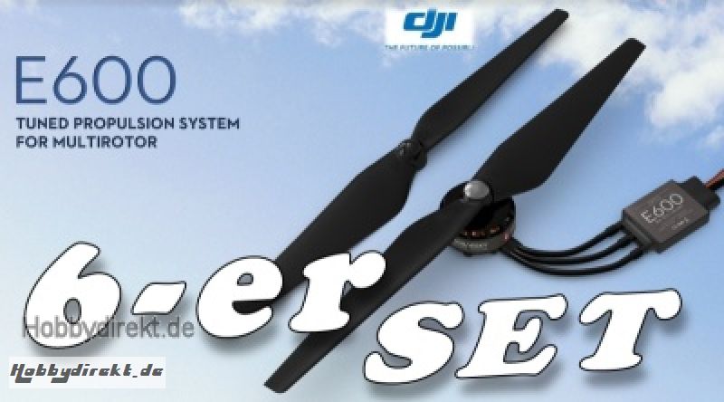 DJI E600 Power-Antriebs-Set 6-Rotor TUNED PROPULSION Thunder Tiger 036E606