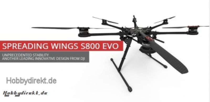 DJI S800 EVO HexaCopter Industrie-Profi-Qualität Kit Thunder Tiger 036S800E