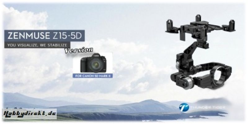 DJI ZENMUSE Z15 3D-Gimbal für CANON 5D MARK II Thunder Tiger 036Z155DM2