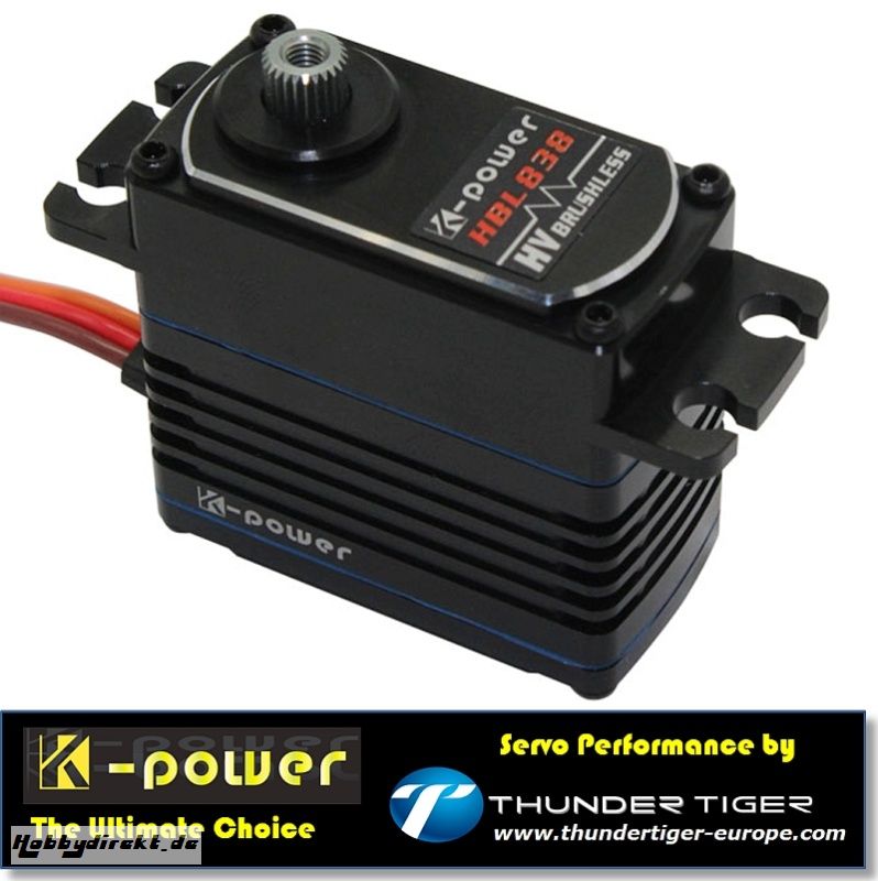 K-POWER by TTE Servo HV Brushless Digital HBL838 Thunder Tiger 042HBL838