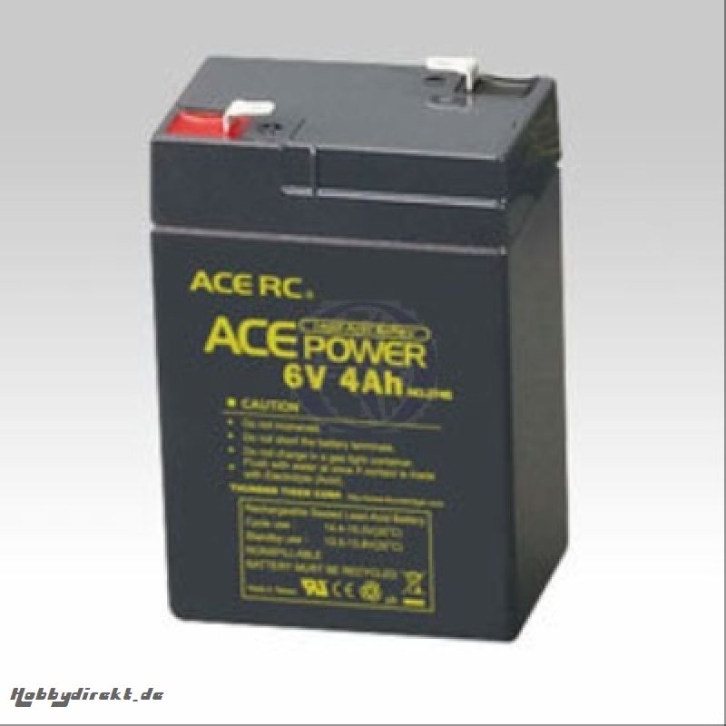 Lead-Acid Battery, 6V/4A h Thunder Tiger 2746