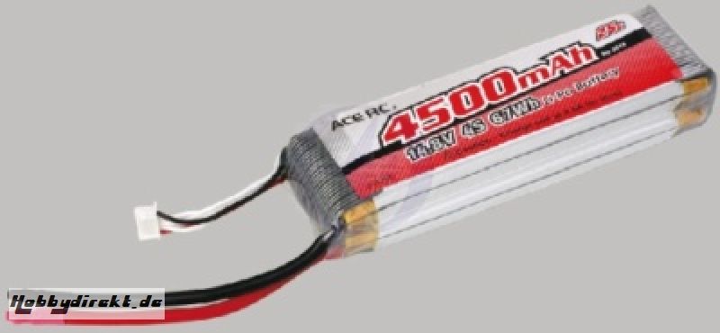 LiPo 4S-4500 25C 14,8V, ACE Thunder Tiger 2819