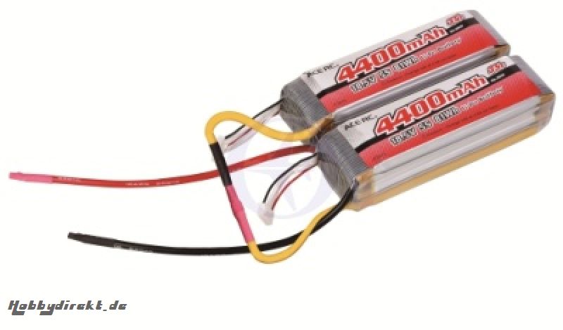 LiPo 10S-4400 35C 37,0V, ACE Thunder Tiger 2840