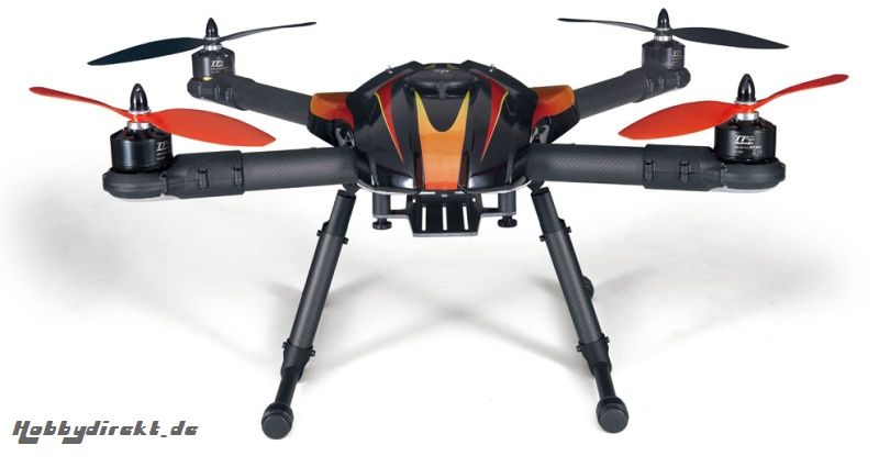 X650 Quadrocopter, Baukasten inkl. Motoren, DJI A2 GPS Thunder Tiger 4000-K11A2