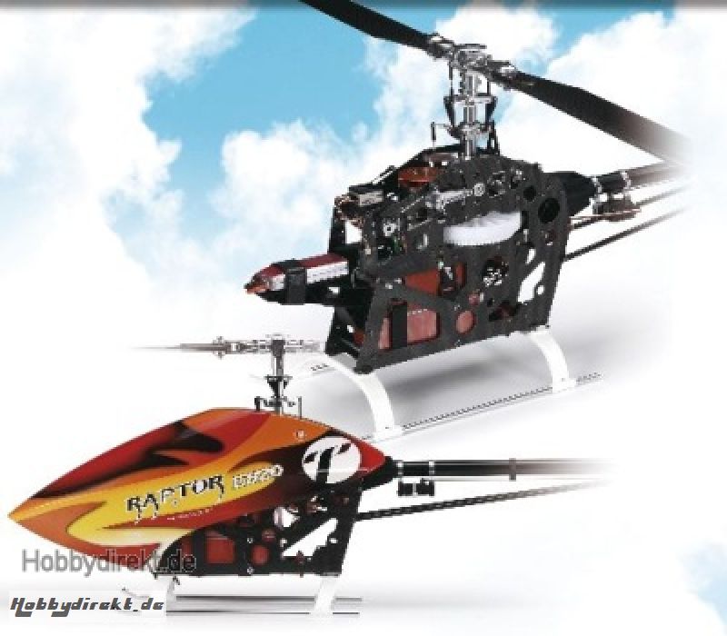 Raptor E820 Flybarless Elektro Helikopter Baukasten Thunder Tige