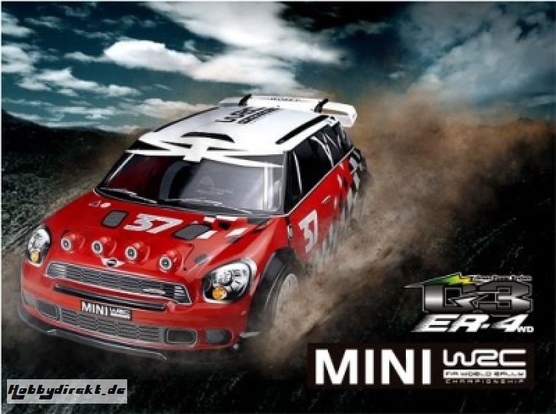 ER4 G3 1:8 4WD Brushless RALLY RTR MINI WRC John Cooper Thunder