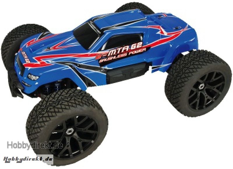 Thunder Tiger e-MTA G2 1:8 Brushless Monster Truck RTR blau Thun