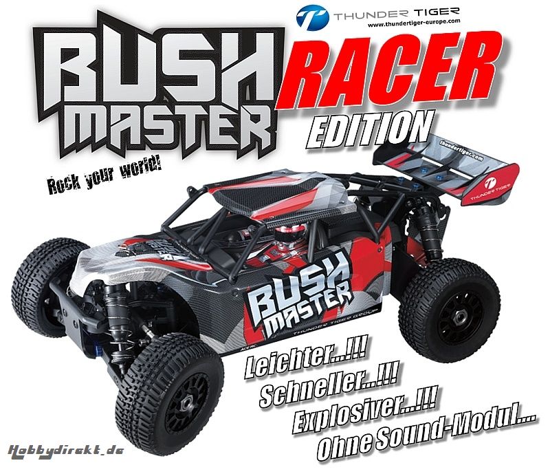 BUSHMASTER RACER Edition 1:8 Brushless 4WD ROT RTR Thunder Tiger