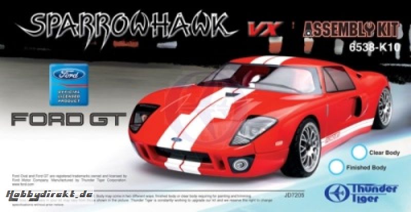 FORD GT(F) Sparrowhawk VX Kit Thunder Tiger 6538-K10B