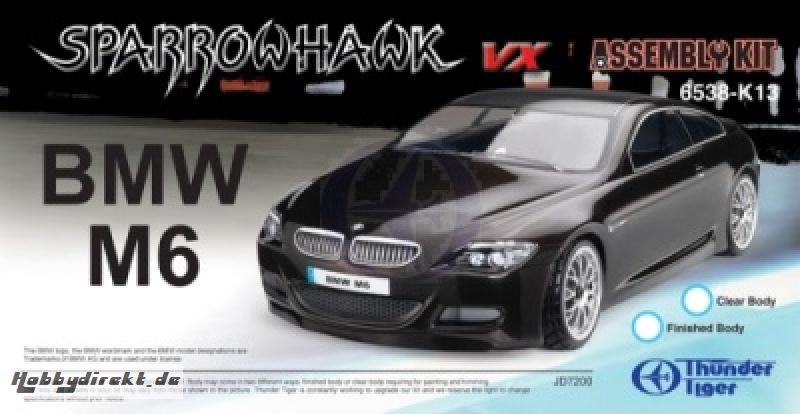 BMW M6(F) Sparrowhawk VX Kit Thunder Tiger 6538-K13B