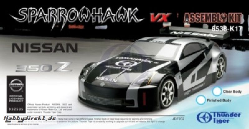 NISSAN 350Z(F) Sparrowhawk VX Kit Thunder Tiger 6538-K17B