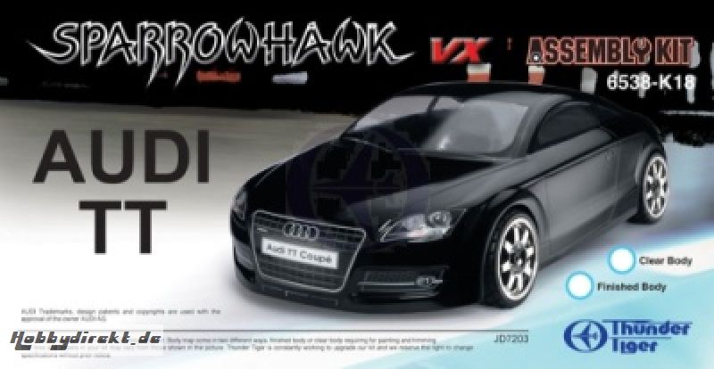 AUDI TT(F) Sparrowhawk VX Kit Thunder Tiger 6538-K18B