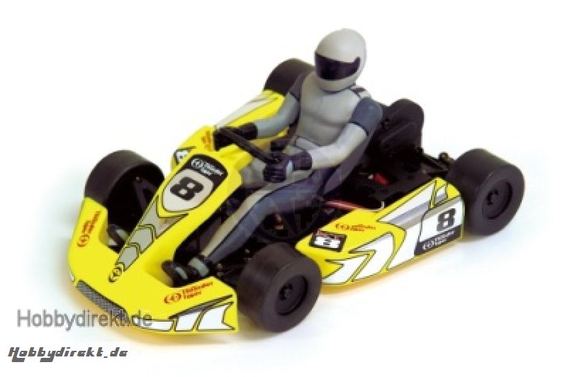 KT8 GO-Kart 1:8 Brushless RTR 5500KV, 2.4GHz, GELB Thunder Tiger