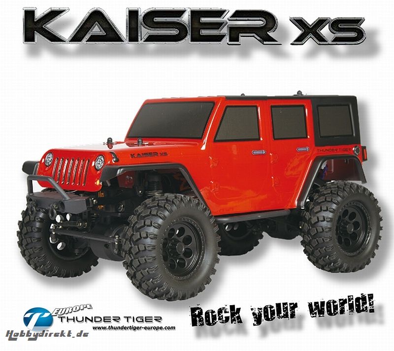 KAISER XS 1:14 OFF-ROAD 4WD ROT RC WaterProof Design UK Thunder Tiger 6602-F131-A3