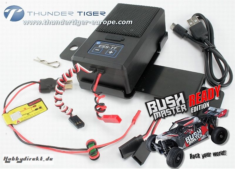 ESS-TT RC-CAR Sound-System BUSHMASTER Ready Thunder Tiger 8069-BM