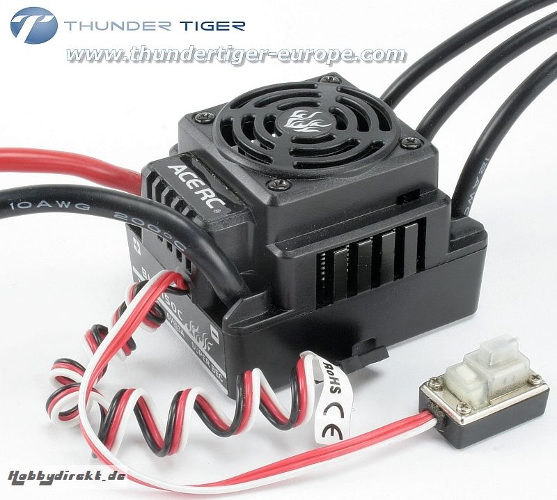 1:8 Brushless Regler BLC-150C Waterproof bis 6S LiPo Thunder Tiger 8095