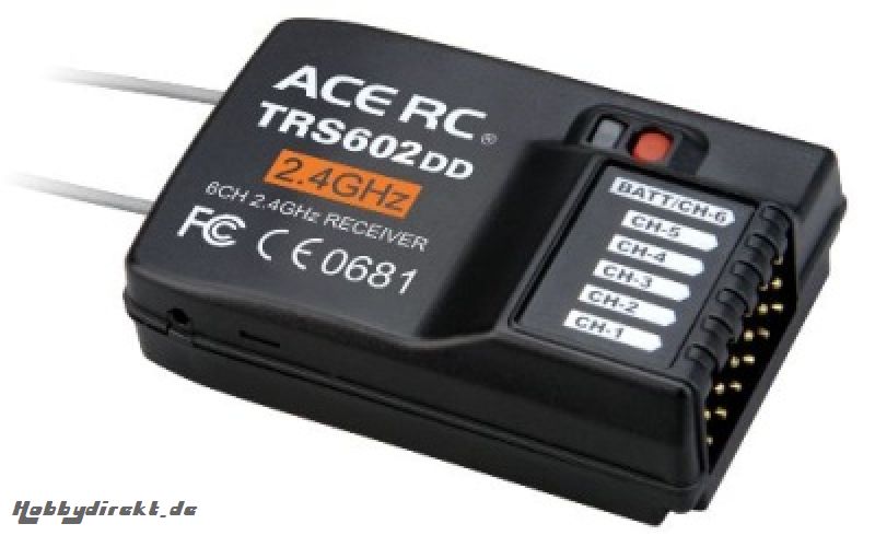 Empfänger 2.4G iFHss+ 6-Kanal TRS602DD Thunder Tiger AQ2297