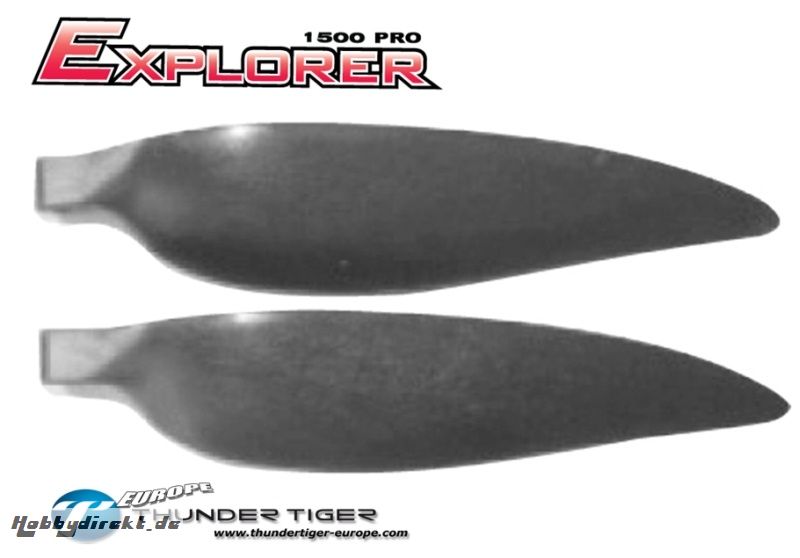 EXPLORER 1500 PRO Klapp-Luftschraube Propeller-Blätter (2) Thunder Tiger AS2006