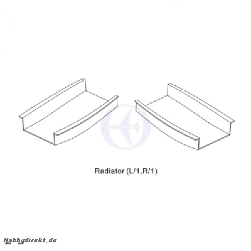 Radiator, 4333 Thunder Tiger AS6568