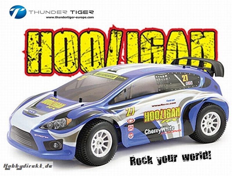 FTX HOOLIGAN 4WD RALLYCROSS 1:10 Waterproof Elektronik Thunder Tiger FTX5531