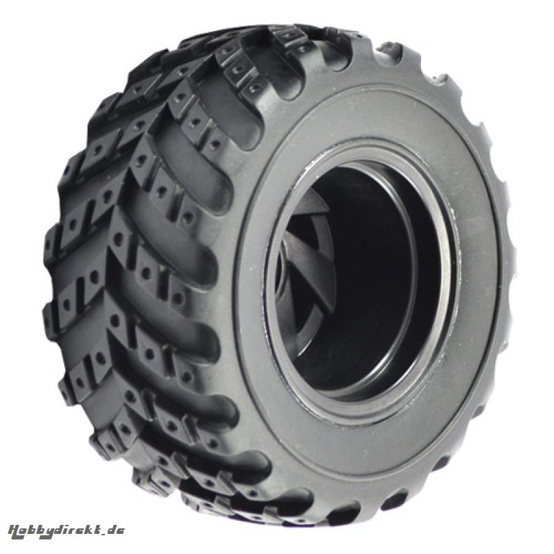 FTX SURGE Komplett-Räder MONSTER TRUCK, Vorne & Hinten (2) Thunder Tiger FTX7232