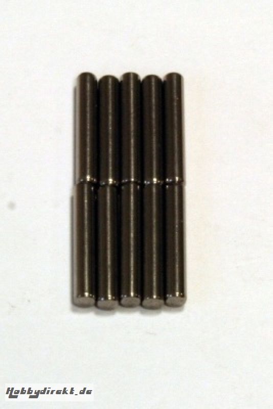 e-MTA Pins 2,5x10 für Getriebe-Zahnräder, Stahl (10) Thunder Tiger PD05-0028