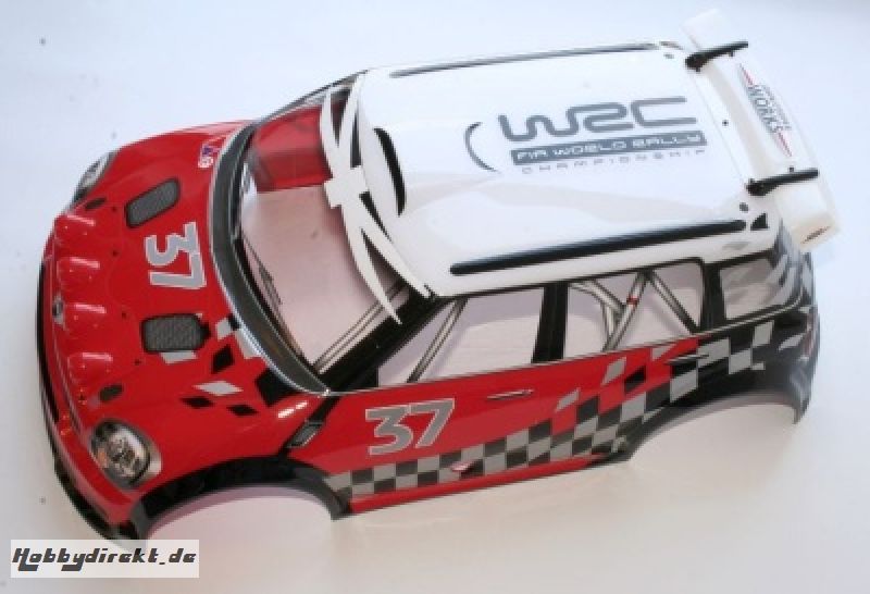 ER4 G3 Karosserie, 1:8 MINI Countryman WRC, fertig Thunder Tiger PD09-0042