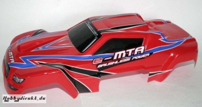 eMTA G2 Karosserie, Monster-Truck 1:8, ROT, Lexan Thunder Tiger PD09-0115