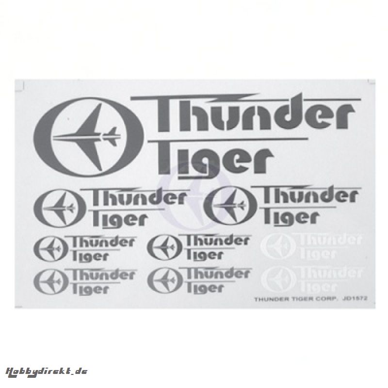 TT Racing Dekorbogen Thunder Tiger PD1985