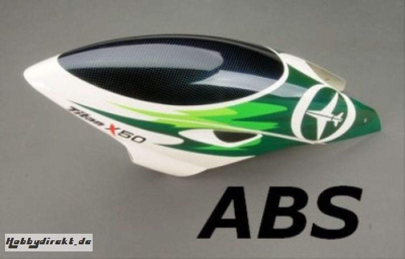 X50 ABS 3D Haube TEAM-Design GRÜN für 4855, 4856, 4757 Thunder Tiger PV1431-G