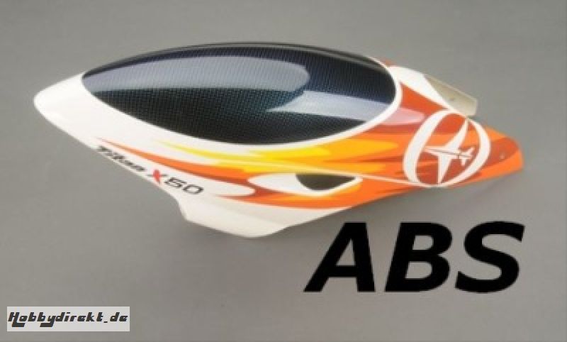 X50 ABS 3D Haube TEAM-Design GELB für 4855, 4856, 4757 Thunder Tiger PV1431-Y