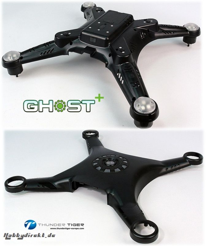 GHOST+ Chassis-Rumpf-Halb-Schalen, Set Thunder Tiger PV1814