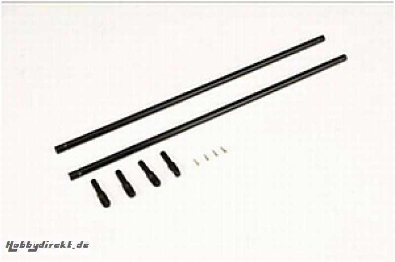 E700 V3 Heckrohr-Abstütz-Streben für Voll-Rumpf 3945 (2) Thunder Tiger PV6341
